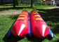 Barco de plátano inflable del pez volador del parque inflable asombroso del agua con dos tubos 16 asientos proveedor