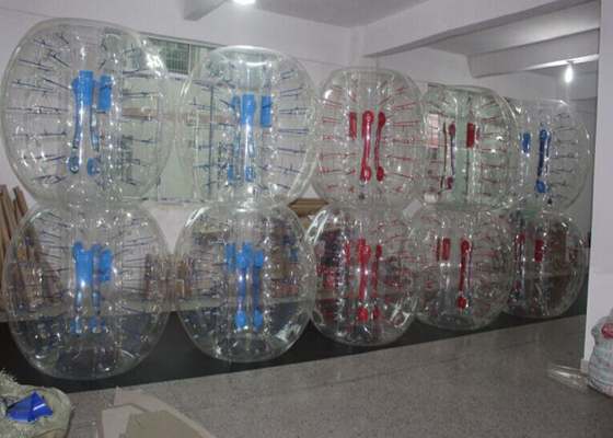 China Globo humano inflable transparente 1.2mDia/1.5mDia/1.8mDia del fútbol de la bola del golpeador del color proveedor