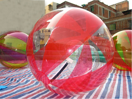 China Bola humana coloreada multi del hámster del agua para la bola que camina inflable 1.0m m TPU de los adultos proveedor