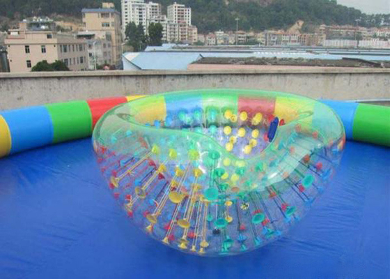 China Salón inflable de la piscina del coco del OEM de las bolas el 1.8m del diámetro Zorb de la bola inflable del hámster proveedor