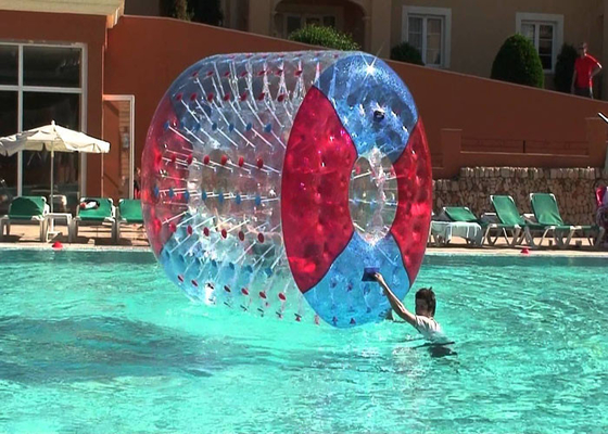 China Rodillo inflable del agua de las piscinas coloridas del patio trasero para los juegos de los deportes proveedor