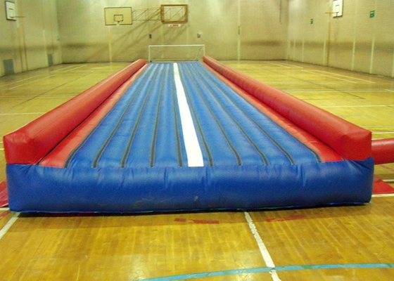 China Pista de aire inflable modificada para requisitos particulares de los 9X3X0.5m/piso inflable de la caída de la gimnasia proveedor