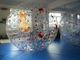 Bola inflable del PVC Zorb del punto rojo 0.8m m, diámetro humano inflable de 3M x los 2m de la bola del hámster proveedor