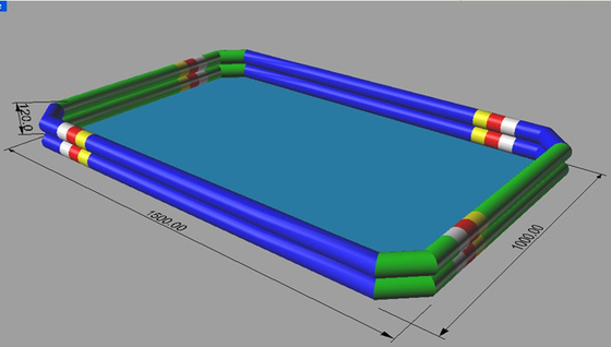 La piscina de agua inflable de las capas dobles el 15*10m explota las piscinas para los adultos proveedor