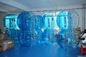 Balón de fútbol humano inflable de la burbuja del equipo azul del fútbol proveedor