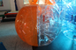 Balón loco humano de fútbol inflable anaranjado de la burbuja CE/UL aprobado proveedor