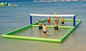 Los juegos inflables del deporte del voleibol de los juegos del agua del lago para el agua parquean proveedor