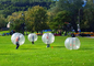 Color transparente de la burbuja del PVC/de TPU de los adultos de la durabilidad humana inflable de la bola proveedor